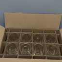 Libbey Heavy Base Drinking Glasses Set of 8, 15.5 Oz Elegant, Weighted Clear Water Glasses, Dishwasher Safe Glass Cups Set for Parties, Birthdays