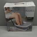 Collapsible Foot Spa Bath with Heat and Massage Rollers, Bubble, Foot Pedicure Kit, Temperature Control, Red Light, Pedicure Foot Spa, Foot Bath