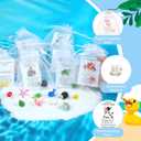 50 Sets Employee Appreciation Gifts Bulk, Animal Pun Note Cards Inspirational Pocket Favors Staff Appreciation Gifts, Resin Animals Thank You Gift Bulk for Coworkers, 50 PCS