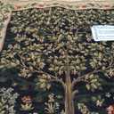 Charlotte Home Furnishings Throw Pillow Covers Decorative Boho Pillow Covers for Couch Living Room Black Tree Square Cushion Cases 18x18 in European Cotton Jacquard Woven for Cozy Bedroom Decor