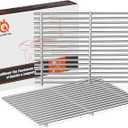 QuliMetal SUS304 Grill Grates for Weber Spirit E310 and GS4 Spirit II 300 Series, Spirit 700, Genesis Silver B & C, Genesis Gold B & C, Genesis Platinum B & C, Genesis 10003500