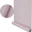 Grasscloth Wallpaper Peel and Stick 24in x 394in(32.8ft) Fabric Contact Paper Textured Linen Papel Self-Adhesive Thick Vinyl Embossed Film Wall Paper (Pink)