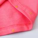 Toddler Girls Cotton Embroidery Applique Short Sleeve Dresses 2-7Y (Pink)