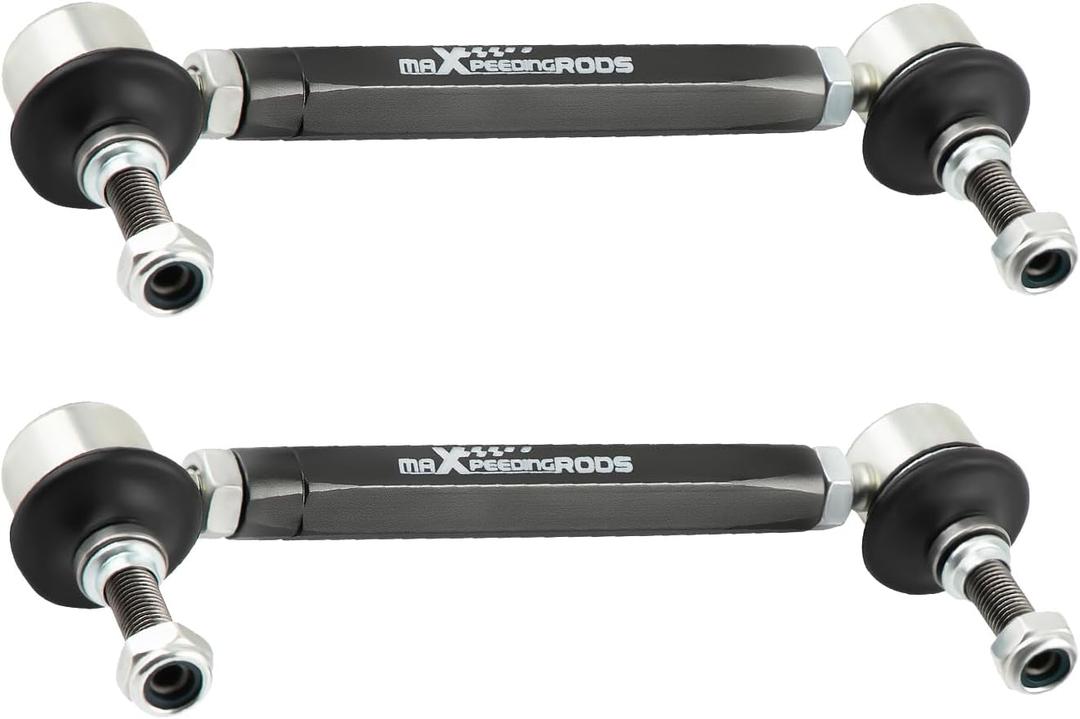 maXpeedingrods Universal Adjustable Sway Bar End Links 180mm-230mm|M10 stud w/12 mm spacer washer