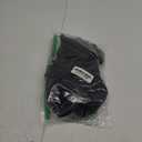 HYPERFIRE Women's Shoulder Tie Long Sleeve Asymmetrical Dress Boat Neck Cocktail Mini Dresses (Medium, Black)