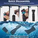 Nose Hair Trimmer for Men, Painless 3 in 1 Grooming Kit for Nose, Ear, Eyebrow & Body Hair, Rechargeable No Pull No Snag Trimming with 3 Waterproof Replacement Heads, Easy Cleansing