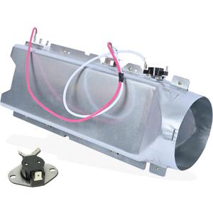 Dryer Heating Element Assembly Replaces For LG DLEX2650R DLEX7177WM DLEX9000V DLEX8100V DLEX3370V DLEX3370W DLEX7700VE DLE2050W DLEX5000V DLEX8000V DLEX3250W DLEX3875V DLEX3875W DLEX3885C DLEX3885W