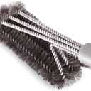 Best BBQ Grill Brush Stainless Steel 18" Barbecue Cleaning Brush w/Wire Bristles & Soft Comfortable Handle - Perfect Cleaner & Scraper for Grill Cooking Grates