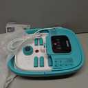 HOSPAN Collapsible Foot Spa with Heat, Bubble, Red Light, and Temperature Control, Foot Bath Massager with 8 Shiatsu Massage Rollers, Pedicure Foot Spa for Relaxation - FS01A (Sky Blue)