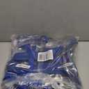 Trail maker Clear Backpack Heavy Duty with Padded Straps, Side Pockets for Kids, Boys, Girls, School, Stadium Approved Events (Blue)