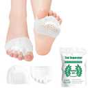 Bunion Corrector For Women Nighttime, Silicone Toe Separator for Overlapping Toes, Foot Support & Comfort, Bunion & Hammer Toe Aid, Breathable & Skin-Friendly, for Women & Men