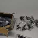 12 Pack Black Door Hinges Black Matte Black Hinges for Doors 3 1/2 Interior Door Hinges 3.5" x3.5 Inch Hinges Rounded 1/4" Raidus Standard Residential Bedroom Door Hinge Sturdy Door Hardware