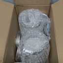 Lulonpon 2pcs Sprouts Growing Jar Kit, Wide Mouth Quart Mason Jars with Stainless Steel Screen Sprout Lids, 86mm,1000ml,Stand,Tray and Canning Brush,Seed Sprouter Set for Broccoli, Alfalfa, Mung Bean