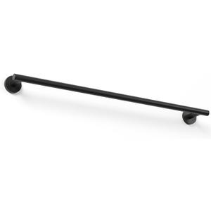 24 Inch Modern Towel Racks for Bathroom, Heavy Duty SUS304 Wall Mounted Towel Bar, Matte Black