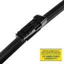 3 Pack Windshield Wiper Blades Compatible With 2015 2016 2017 Lexus NX200t / 2018 2019 2021 NX300 / 2015-2021 NX300h Front Rear Wipers Blade Set for My Car - 26" 16" 12"