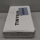 Tinysun Adjustable 2-Tier TV Tray Table, Folding Portable Couch Tray with No Assembly Required, Armrest Snack Table for Sofa Bed & Laptop Use, Multi-Surface Side Table for Living Room (Walnut)