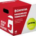Gamma Sports Pressureless Tennis Balls Box, Bulk Tennis Balls, Premium Tennis Accessories, Multiple Pack Sizes, Tennis Practice, Tennis Training, Pet Toys, Dog Ball, Coach, Indoor & Outdoor Play