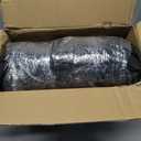 IASEAHK Patio Chair Cushions, 19" x 19" x 3" Outdoor Chair Cushions Set of 4, Waterproof Outdoor Cushions for Patio Furniture, Outdoors Seat Cushions Set of 4 with Handle and Ties, Black