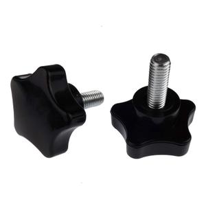 2 Pack M8 x 20mm (5/16" x 13/16") Thread Replacement Star Hand Knob Tightening Screw