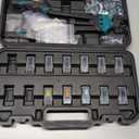 LIBRATON 16" Rivet Nut Tool, Rivet Nut, Hand Rivet Nut Setter with 110PCS Rivet Nuts, 11PCS Metric & SAE Interchangeable Mandrels and Carrying Case, Easy Replace