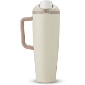 Owala FreeSip Tumbler - Stainless Steel - 40-oz. - Tan (Lightly Toasted)