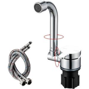 Camper Faucet Folding Faucet RV Water Tap Cold and Hot Water 360 Degree High-end Kitchen Sink Faucet Spout Dual Knob Handles Brass Constructed & Chrome Polished G1/2 Camper Faucet Folding Faucet RV Water Tap Cold and Hot Water 360 Degree High-end Kitchen Sink Faucet Spout Dual Knob Handles Brass Constructed & Chrome Polished G1/2