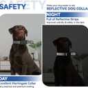 Martingale Dog Collars Adjustable Training Martingale Collar for Dogs - Reflective No Pull Dog Collar with Quick Release Buckle (Army Green, Large) (Medium)