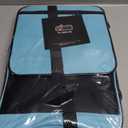 GORILLA GRIP Cat Carrier Travel Bag Up to 15 Lbs, Soft Collapsible Small Dog Carriers, Top and Side Entry Breathable Mesh, Grip Feet on Underside, Cozy Washable Waterproof Pad, Portable Kennel, Blue (17.0"L x 11.0"W x 11.0"H)