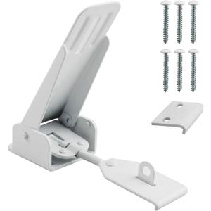 E316 RV Camper Lid Latch Designer with Screws,Zinc Exterior Folding Camper Locking Replacement,Door Catch Hardware Parts for Viking Pop Up Truck Camper,Teardrop Trailer