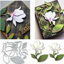 Flower Leaf Metal Die Cuts,Spring Flower Leaf Wedding Card Cutting Dies Cut Stencils DIY Scrapbooking Decorative Embossing Paper Scrapbooking Card Making