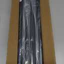 Christmas Stocking Holder Stand with 12 Removable Hooks, Heavy Duty Metal Christmas Stocking Hangers Freestanding Rack for Floor, Gift for Christmas Decoration, Black