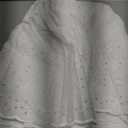 Wrap Around Elastic Eyelet Bed Skirts 14 1/2 Inches Drop Dust Ruffle Three Fabric Sides Easy On/Easy Off Adjustable Polyester Cotton(White Queen/King)