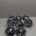 Shimeyao 8 Pcs Adjustable Wig Stand 4.53 to 14.37 Inches Portable Wig Head Holders Plastic Hat Stands for Display Non slip Fake Hair Storage Holder for Multiple Fake Hair Styling Cap Storage(Black)