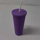 24 oz MERMAID SCALE MATTE TUMBLER- DEEP PURPLE
