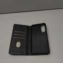for Samsung Galaxy A56 Wallet Case | Premium Nappa Leather [RFID Blocking] | Wallet Case with Card Slots & Magnetic Clasp | Balanced Stand Flip Case | Wallet Phone Cases (Nappa Black)