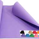 USA Made 18" x 1200" Lilac Kraft Paper Roll, 45 lbs Thickness, American Quality Colored Kraft Paper for School, Arts & Crafts, Bulletin Board - Odorless, Non-Toxic, Safe for Kids