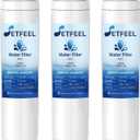 11034152 Water Filter Replacement Fit Bosch Thermador Ultra-Clarity 644845 REPLFLTR10 BORPLFTR10 9000-077104 9000194412 B26FT70SNS B22CS80SNS, Water Filter Cartridge 3 Packs SETFEEL