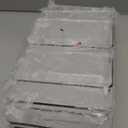 6 Pack Large Clear Plastic Drawer Organizer Trays, Acrylic Kitchen Drawer Organization and Storage Dividers, Non-Slip Storage Bins for Makeup, Kitchen Utensils, Bathroom, Jewelries and Office Desk