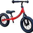 Banana bike GT Balance Bike - Lightweight No Pedal Push Bikes for Toddlers Ages 2-4 - Adjustable Handlebar and Seat, Aluminum Frame, Air Tires - Ideal Training Bicycle for Kids - Red, 33x18x24 Inches