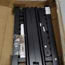 HOOBRO Freestanding Towel Rack for Bathroom, 2 Tier Decorative Bamboo Blanket Rack, Quilt Display Stand with Storage Shelf, 16.5" L x 9.4" W x 30.5" H, Bedroom, Living Room, Black BK02LB01