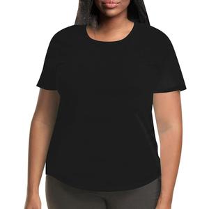 Short Sleeve Shirts for Women Crew Neck Tee - Fashion Summer Spring Cap Sleeve Tops for Women (2 Pairs, Large)