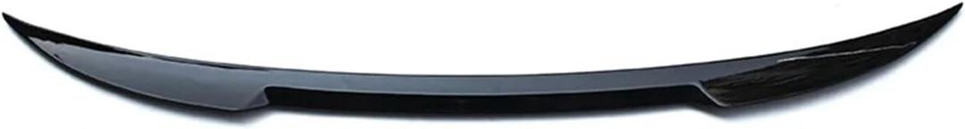 Rear Trunk Lid Car Spoiler Wings Tuning Accessories Kit Compatible for Trumpchi GAC Empow/Dodge Attitude 2021 2022 2023 2024 (Bright Black)