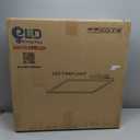 2x2 FT Edge-Lit Frame LED Panel Lights,5CCT Selectable 3000K-6500K, 2600/3900/5200LM,20W/30W/40W Switch, Grid Drop Ceiling Lights,0-10V Dimmable,Damp Rated,100-277V,ETL Listed (2 X 2 EDGE - 6 PACK)