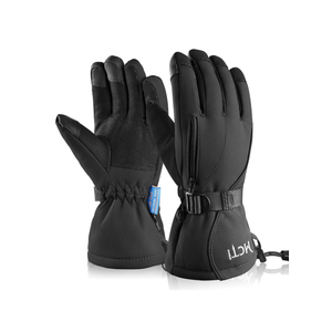 MCTi Waterproof Mens Ski Gloves Winter Warm 3M Thinsulate Snowboard Snowmobile Cold Weather Gloves XL mens
