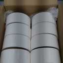 10 Packs 4 Inch PVC Pipe End Cap, Fits 4.5 OD Schedule 40 Furniture Grade, Heavy Duty Slip-on Caps for DIY Furniture, Garden Shelf, White