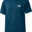 Willit Men's Rashguard Swim Shirt Short Sleeve UPF 50+ Sun Protection Shirt SPF Quick Dry Water Shirt (M)