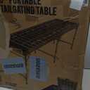 GoPong 8 Foot Portable Beer Pong/Tailgate Tables (Black, Football, American Flag, or Custom Dry Erase)