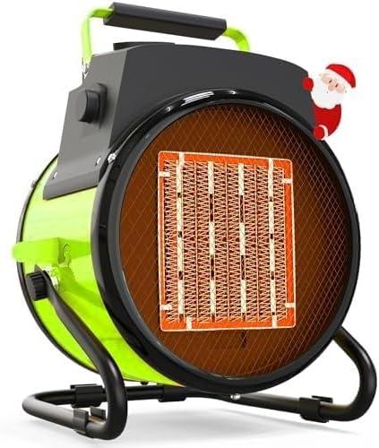 Outdoor Heater for Patio, 1500W Electric Garage Outdoor Heaters with 3 Modes, 3s Fast Heating, with Overheat Protection, Electric Space Heaters for Patio, Garage, Greenhouse, Office