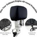 Boat Marine Outboard Engine Cover for Mercury Yamaha Honda 100 115 150 HP Heavy Duty Hood Motor Cowling Lightweight Protector