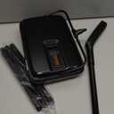 VEVOR Carpet Sweeper, 7.87 in Sweeping Paths, Floor Sweeper Manual Non Electric, 300 ml Dustbin Capacity with Comb for Home Office Rugs Hardwood Surfaces Wood Floors Laminate, Cleans Dust Pet Hair (Black)